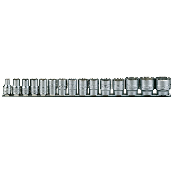 Teng 15pc 1/2in Dr. Metric Socket Set 10-32mm 12Pnt Teng 15pc 1/2in Dr. Metric Socket Set 10-32mm 12Pnt