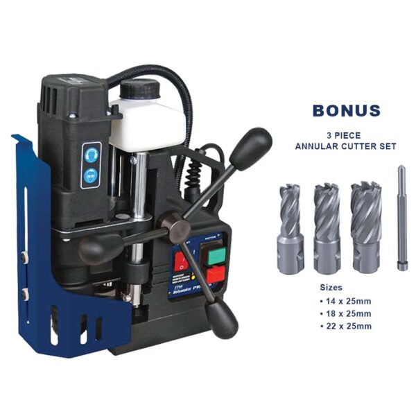 Holemaker PRO35 MagBase Drill 920W/350RPM -Bonus Cutter Set Holemaker PRO35 MagBase Drill 920W/350RPM -Bonus Cutter Set