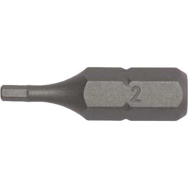Teng 3Pc 1/4in Hex 8mm Hex Bit x 25mm (L)