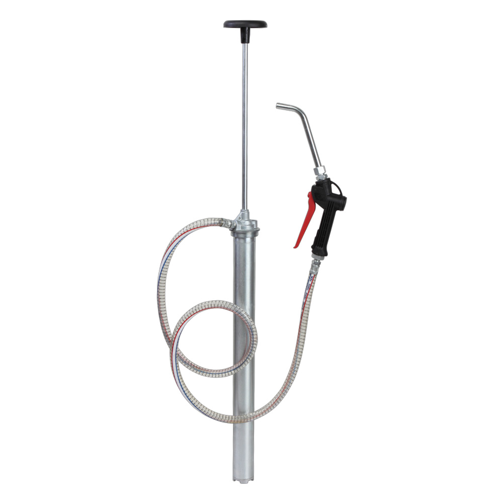 Groz 60L Drum Spring Loaded Oil Pump W/Gun
