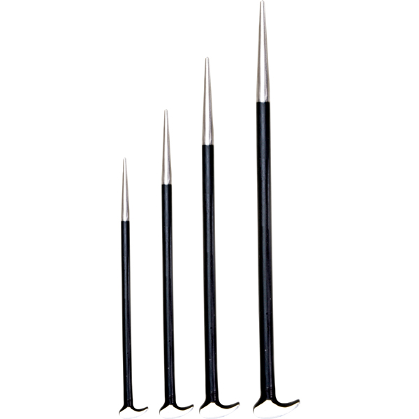 Groz 4pc Roll Head Pry Bar Set - 6-20in Groz 4pc Roll Head Pry Bar Set - 6-20in