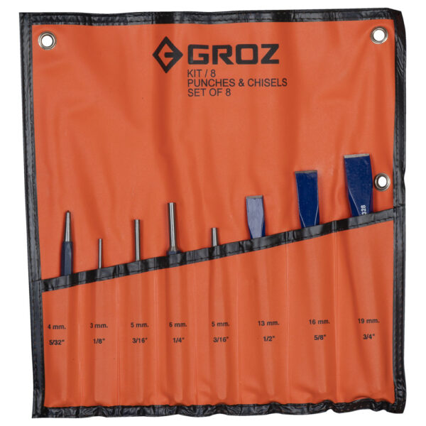 Groz 8pc Punch And Chisel Set Groz 8pc Punch And Chisel Set