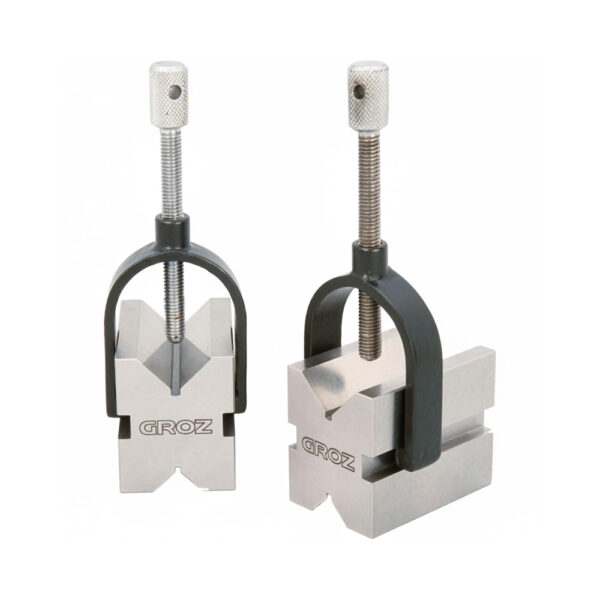 Groz Vee Block And Clamp 40x32x32mm (Pair) Groz Vee Block And Clamp 40x32x32mm (Pair)