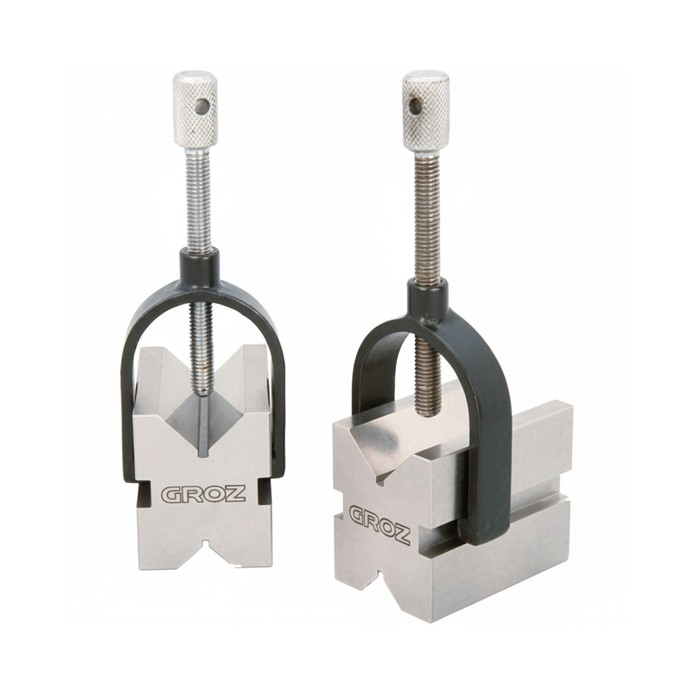 Groz Vee Block And Clamp 40x32x32mm (Pair)