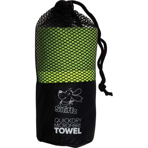 Sniffz Large Microfibre Towels - Green Sniffz Large Microfibre Towels - Green