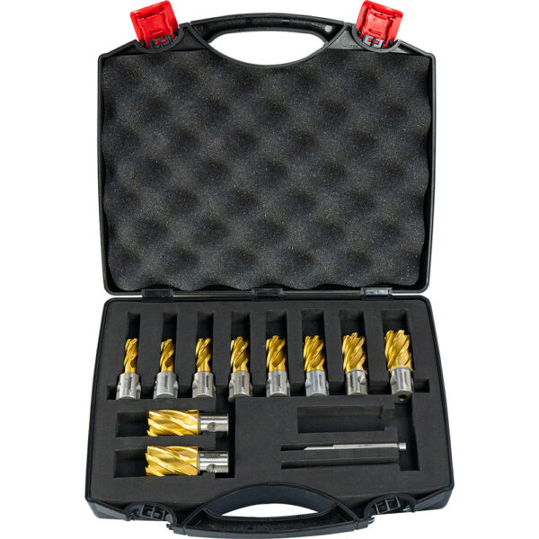 Holemaker Uni Shank Tinite (Tin) Cutter 11pc Set (25mm) Holemaker Uni Shank Tinite (Tin) Cutter 11pc Set (25mm)
