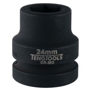 Teng 1in Dr. Impact Socket 24mm Din