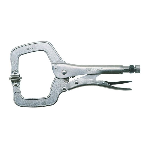 Teng 11in C-Clamp Power Grip w/Swivel Pad Teng 11in C-Clamp Power Grip w/Swivel Pad