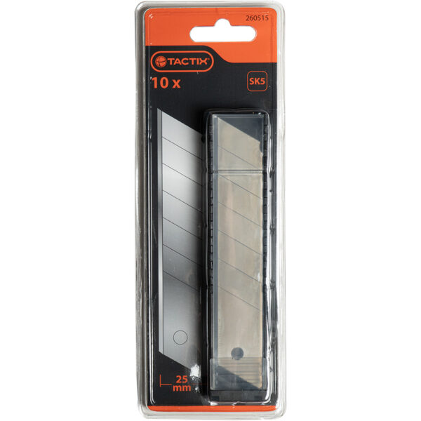 Tactix Knife Blade Snap-off 10pc 25mm