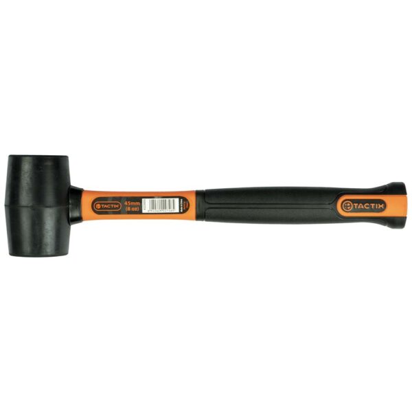 Tactix Mallet Rubber 8oz (45mm) Black Fiberglass Tactix Mallet Rubber 8oz (45mm) Black Fiberglass