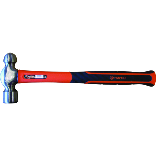 Tactix Hammer Ball Pein 32oz (910G) Fiberglass Tactix Hammer Ball Pein 32oz (910G) Fiberglass
