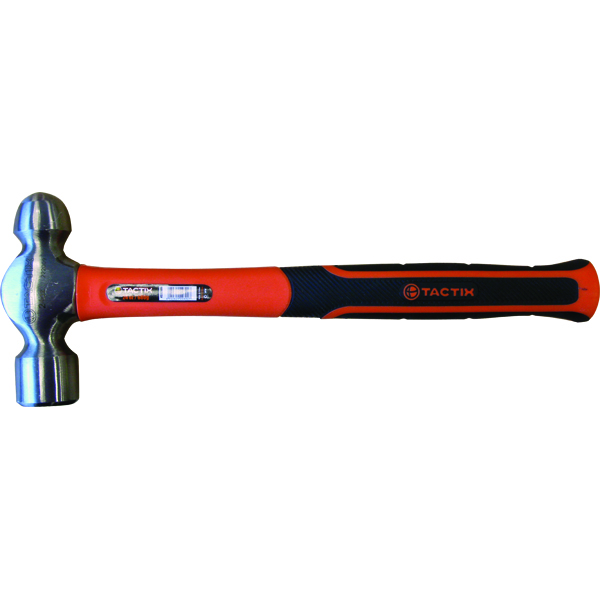 Tactix Hammer Ball Pein 24oz (680gm) Fiberglass Tactix Hammer Ball Pein 24oz (680gm) Fiberglass