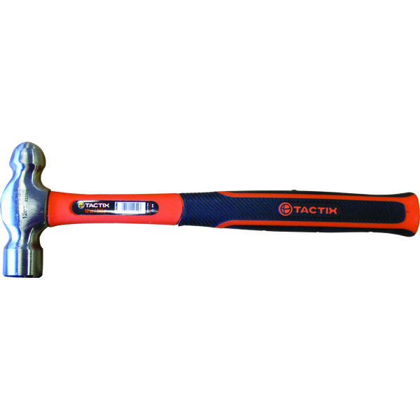 Tactix Hammer Ball Pein 12oz (340gm) Fiberglass Tactix Hammer Ball Pein 12oz (340gm) Fiberglass