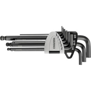Teng 9pc Ball-End AF Hex Key Set - 5/64in-3/8in