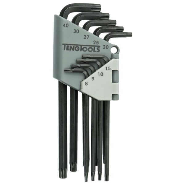 Teng 9pc Long Arm TX Key Set - TX8-TX40 Teng 9pc Long Arm TX Key Set - TX8-TX40