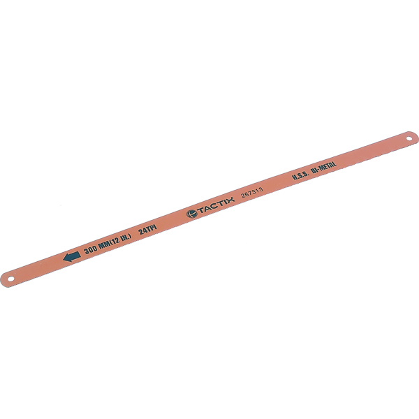 Tactix Hacksaw Blade 2pc 300mm/12in Bi-Metal 24T