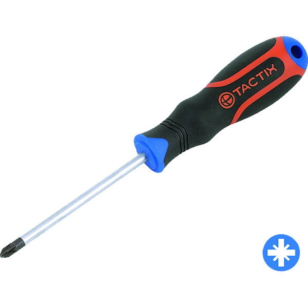 Tactix Screwdriver PZ #0 x 60mm (2-1/2in) Tactix Screwdriver PZ #0 x 60mm (2-1/2in)
