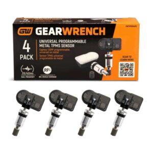 GEARWRENCH 4 PACK METAL VALVE TPMS SENSOR