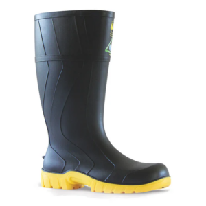 BATA SAFEMATE GUMBOOT BLACK/YELLOW SIZE 9