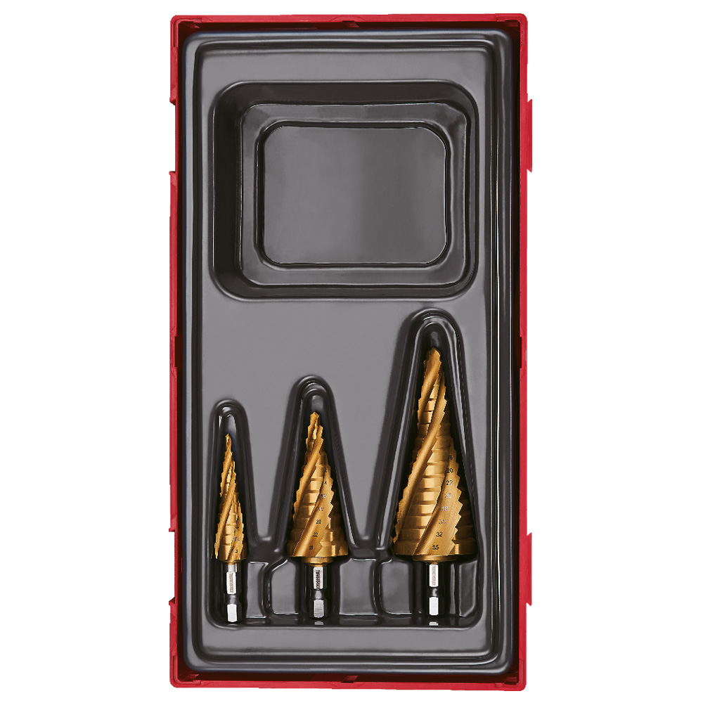 Teng 3pc Step Drill Set (3 - 35 mm)