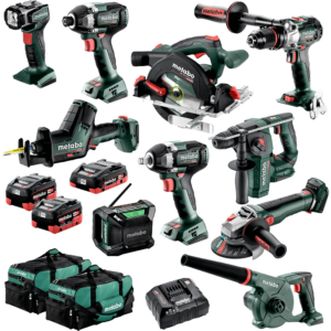METABO MET18MX10LB3HD455GW 18V 10 PIECE BRUSHLESS KIT