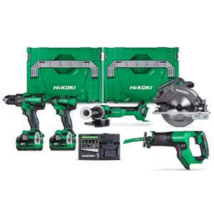 HIKOKI KC18365DA(GRZ) 36V/18V Multi Volt Brushless 5-Tool Kit