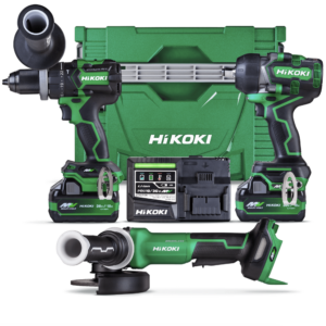 HIKOKI KC363DRBL(GRZ) 36V Premium Brushless 3-Tool Kit