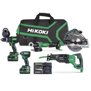 HIKOKI KC365DC(GRZ) 36V Premium Brushless 5-Tool Kit