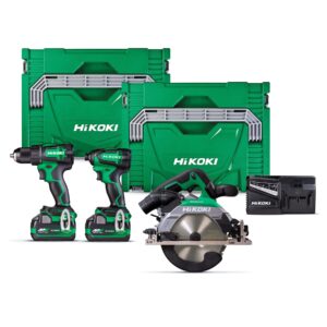 HiKOKI KC18DE(GCZ) 18V Brushless 3-Tool Combo Kit