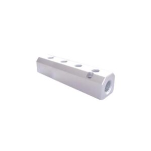 Manifold - Aluminium Body - 4 Outlets