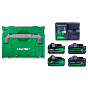 HIKOKI FAST CHARGER WITH BATTERIES POWER PACK