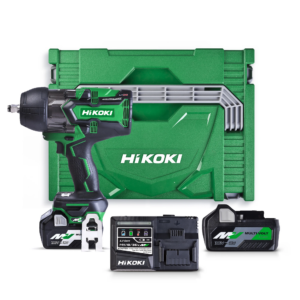 HIKOKI WR36DB(GRZ) 36V Brushless 1,050Nm 1/2″ Impact Wrench Kit