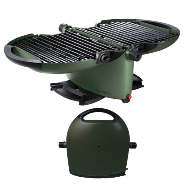 NomadiQ Portable Gas BBQ - Army Green NomadiQ Portable Gas BBQ - Army Green