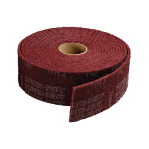 3M SCOTCH-BRITE ROLL 115 X 10M 7447 MAROON