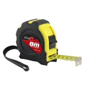 STERLING E SERIES TAPE MEASURE 8M X 25mm METRIC